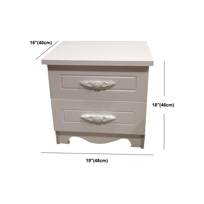Modern Solid Wood Nightstand Legs Included Bedside Cabinet with 2 Drawers Clearhalo 'Bedroom Furniture' 'furn' 'furn_night_stand' 'Furniture' 'night_stand' 'Nightstands' 5999998