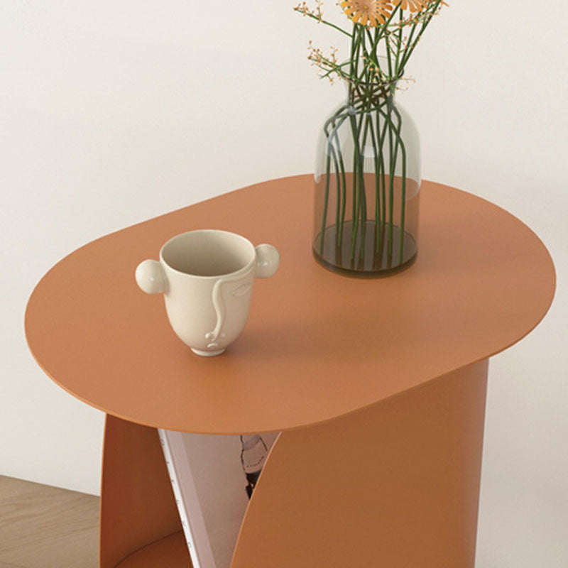 Modern Metal Night Table Lower Shelf Bedside Cabinet for Bedroom Clearhalo 'Bedroom Furniture' 'furn' 'furn_night_stand' 'Furniture' 'night_stand' 'Nightstands' 6000007