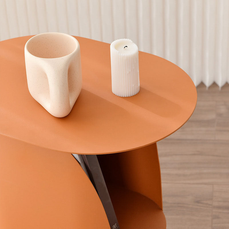 Modern Metal Night Table Lower Shelf Bedside Cabinet for Bedroom Clearhalo 'Bedroom Furniture' 'furn' 'furn_night_stand' 'Furniture' 'night_stand' 'Nightstands' 6000009