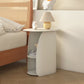 Modern Metal Night Table Lower Shelf Bedside Cabinet for Bedroom Clearhalo 'Bedroom Furniture' 'furn' 'furn_night_stand' 'Furniture' 'night_stand' 'Nightstands' 6000012