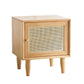 Gabinete contemporáneo de ratán de la mesita de noche del estante inferior con cajón para el dormitorio