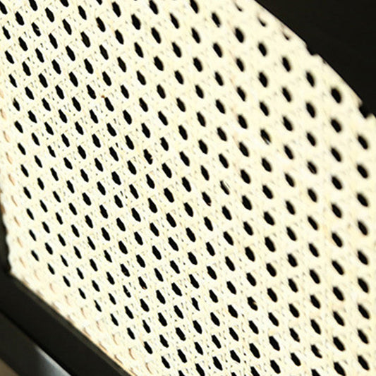 Moderna mesita de noche de vidrio Gabinete de noche inferior con puerta para el dormitorio