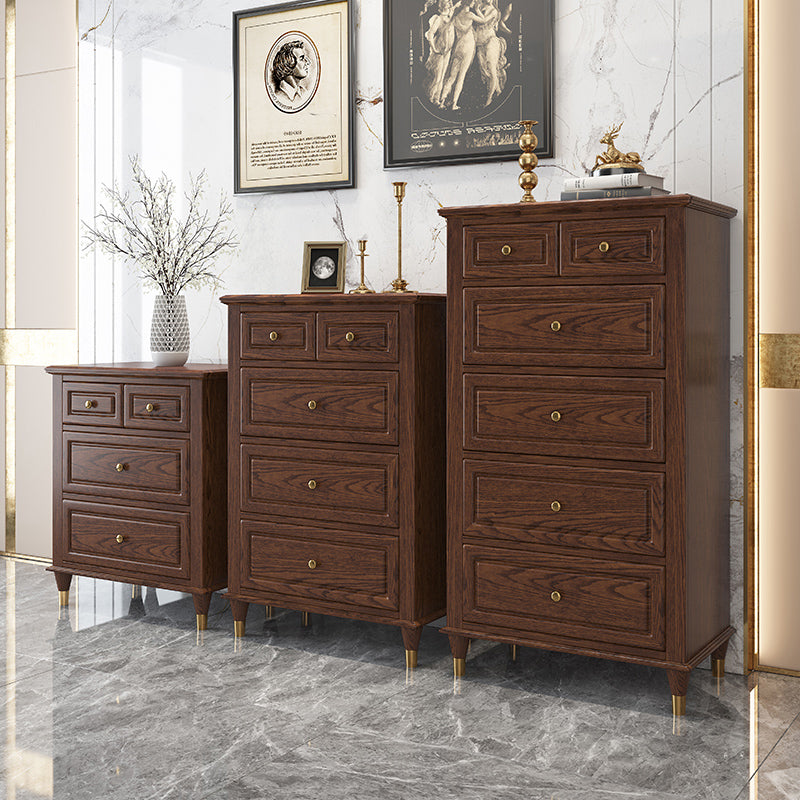 Slaapkamer verticale opbergkist glamour houten borst met laden