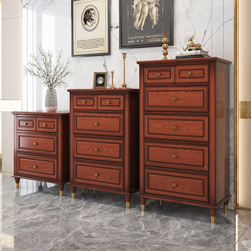 Slaapkamer verticale opbergkist glamour houten borst met laden