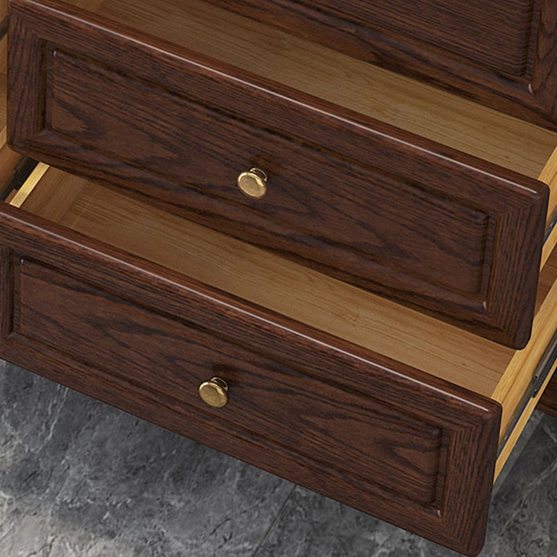 Slaapkamer verticale opbergkist glamour houten borst met laden