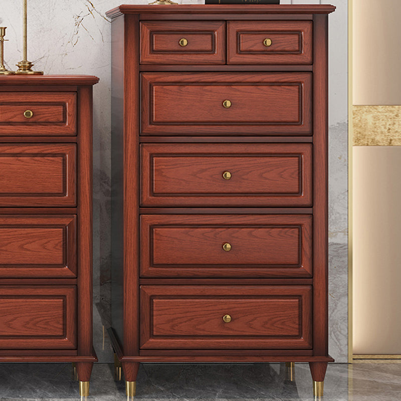 Slaapkamer verticale opbergkist glamour houten borst met laden