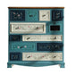 Nautical Bedroom Storage Chest Wooden Vertical Chest with 12 Drawers Blue Clearhalo 'Bedroom Furniture' 'Dressers & Chests' 'dressers_chests' 'furn' 'furn_dressers_chests' 'Furniture' 6000215