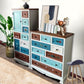 Nautical Bedroom Storage Chest Wooden Vertical Chest with 12 Drawers Clearhalo 'Bedroom Furniture' 'Dressers & Chests' 'dressers_chests' 'furn' 'furn_dressers_chests' 'Furniture' 6000220