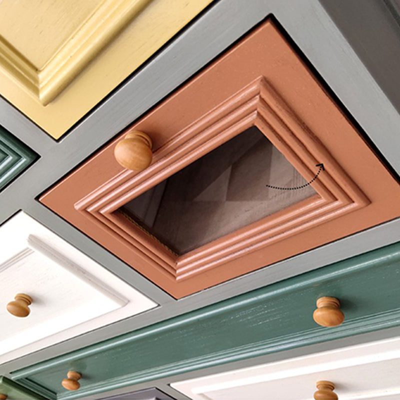 Nautical Bedroom Storage Chest Wooden Vertical Chest with 12 Drawers Clearhalo 'Bedroom Furniture' 'Dressers & Chests' 'dressers_chests' 'furn' 'furn_dressers_chests' 'Furniture' 6000225