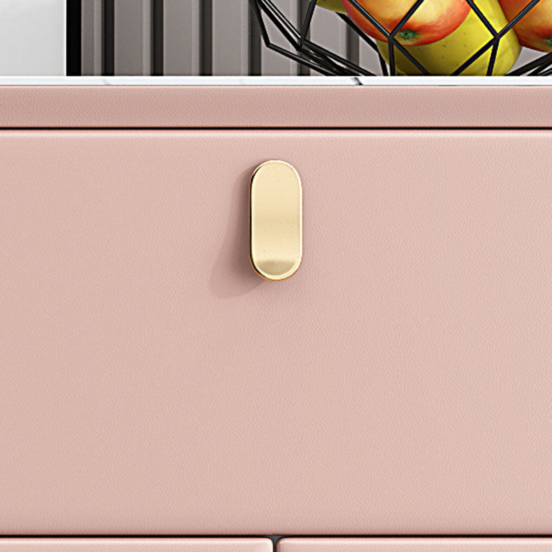 15,6 pouces de largeur glam commode rangement en pierre de rangement avec 9 tiroirs