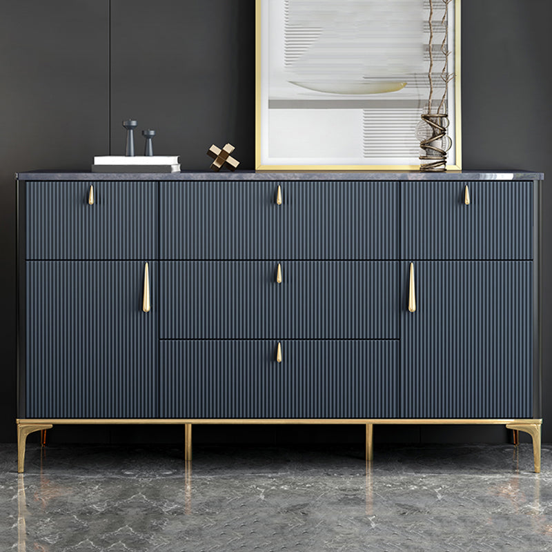Comò Glam da 15,21 pollici con 5/7/8 cassetti e cassettiera portaoggetti