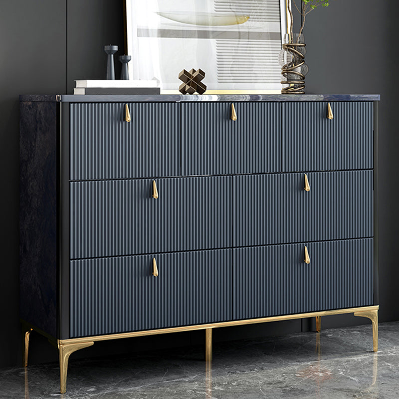 Comò Glam da 15,21 pollici con 5/7/8 cassetti e cassettiera portaoggetti