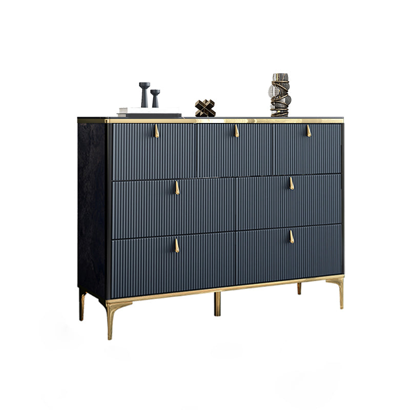 Comò Glam da 15,21 pollici con 5/7/8 cassetti e cassettiera portaoggetti