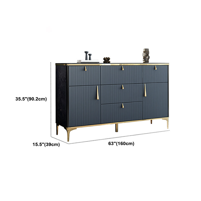 Comò Glam da 15,21 pollici con 5/7/8 cassetti e cassettiera portaoggetti