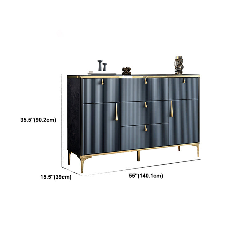 Comò Glam da 15,21 pollici con 5/7/8 cassetti e cassettiera portaoggetti