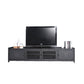 Industrial Style Metal TV Stand Black Colour Enclosed Storage TV Console with Cabinet Clearhalo 'furn' 'furn_tv_stands_entertainment_centers' 'Furniture' 'Living Room Furniture' 'TV Stands & Entertainment Centers' 'TV Stands & Media Storage Furniture' 'tv_stands_entertainment_centers' 6000455