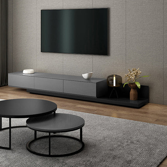 Console TV ingegnerizzata in legno Console TV contemporanea stand