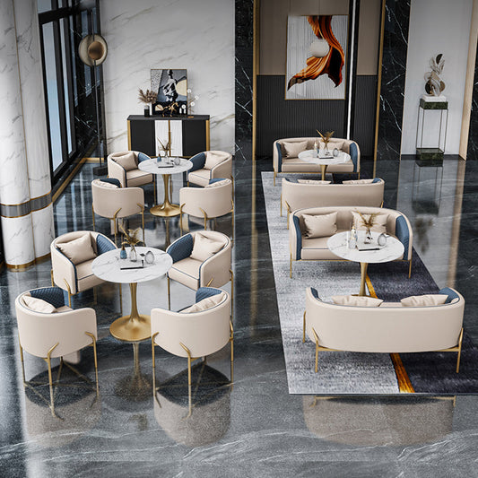 グラムスタイルの焼結石セットラウンド1/3/4/5ピース自宅で使用するためのダイニングセット