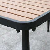 Contemporary Rectangle Table Set 1/2/3/5/7 Pieces Dining Set for Restaurant