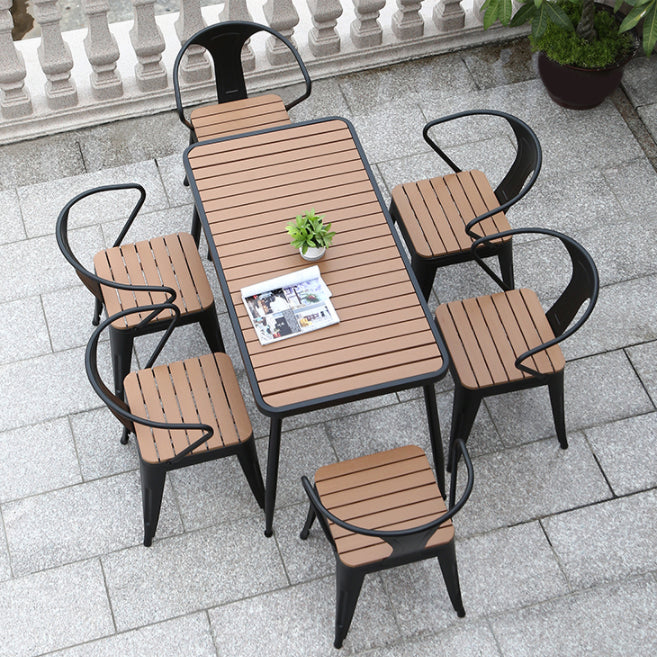 現代的な長方形のテーブルセット1/2/3/5/7ピースレストラン用ダイニングセット