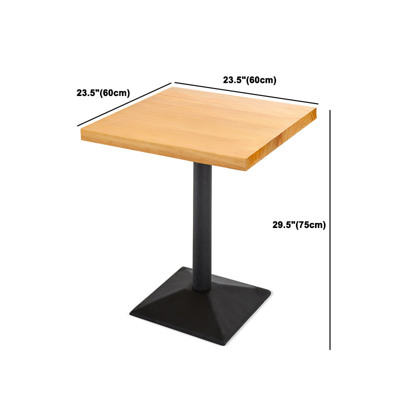 Industrial Rectangle Table Set 1/2/3 Pieces Dining Set for Restaurant Clearhalo 'Dining Room Sets' 'Dining Tables & Seating' 'dining_room_set' 'furn' 'furn_dining_room_set' 'Furniture' 'Kitchen & Dining Furniture' 6003310