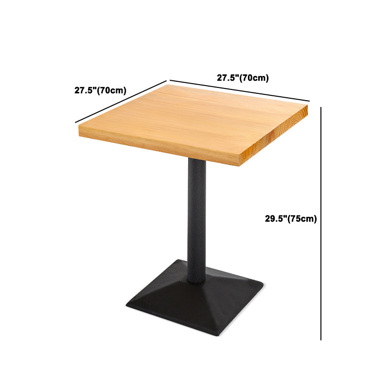 Industrial Rectangle Table Set 1/2/3 Pieces Dining Set for Restaurant Clearhalo 'Dining Room Sets' 'Dining Tables & Seating' 'dining_room_set' 'furn' 'furn_dining_room_set' 'Furniture' 'Kitchen & Dining Furniture' 6003311