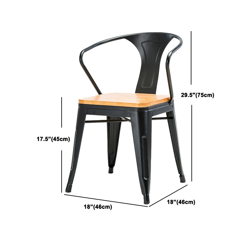 Industrial Rectangle Table Set 1/2/3 Pieces Dining Set for Restaurant Clearhalo 'Dining Room Sets' 'Dining Tables & Seating' 'dining_room_set' 'furn' 'furn_dining_room_set' 'Furniture' 'Kitchen & Dining Furniture' 6003315