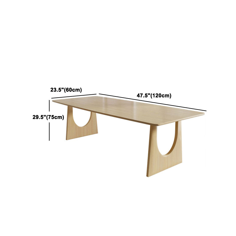 Juego de comedor de madera tradicional 1/7 piezas de mesa de comedor rectangular