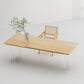 Modern 1/2/3/4/5 Pieces Rectangle Dining Set Solid Wood Dining Table with Chairs