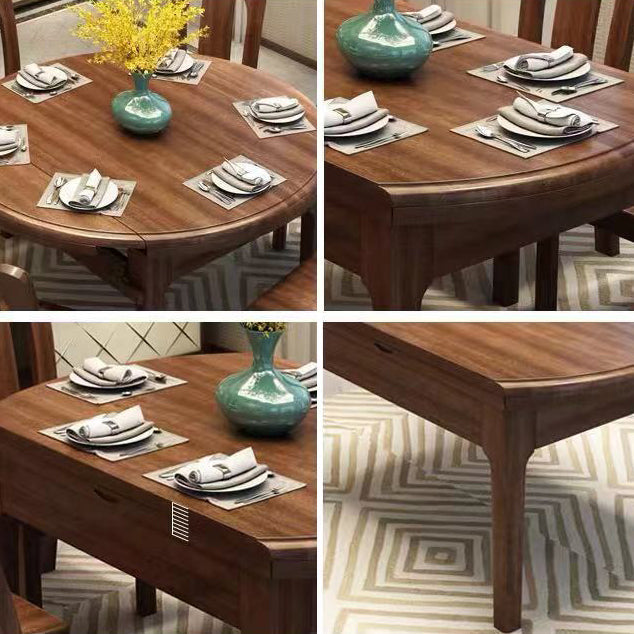 Traditional Round Table Set 1/2/5/7 Pieces Dining Set for Home Clearhalo 'Dining Room Sets' 'Dining Tables & Seating' 'dining_room_set' 'furn' 'furn_dining_room_set' 'Furniture' 'Kitchen & Dining Furniture' 6003434