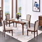 Traditional Rectangle Table Set 1/2/5 Pieces Dining Set for Home 5 Pieces: Table, 4 Beige Chairs Clearhalo 'Dining Room Sets' 'Dining Tables & Seating' 'dining_room_set' 'furn' 'furn_dining_room_set' 'Furniture' 'Kitchen & Dining Furniture' 6003440