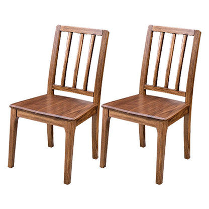 Traditional Rectangle Table Set 1/2/5 Pieces Dining Set for Home 2 Brown Chairs Clearhalo 'Dining Room Sets' 'Dining Tables & Seating' 'dining_room_set' 'furn' 'furn_dining_room_set' 'Furniture' 'Kitchen & Dining Furniture' 6003441