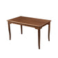 Traditional Rectangle Table Set 1/2/5 Pieces Dining Set for Home Brown 55.1"L x 31.5"W Clearhalo 'Dining Room Sets' 'Dining Tables & Seating' 'dining_room_set' 'furn' 'furn_dining_room_set' 'Furniture' 'Kitchen & Dining Furniture' 6003446