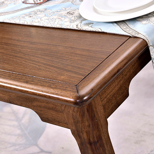 Traditional Rectangle Table Set 1/2/5 Pieces Dining Set for Home Clearhalo 'Dining Room Sets' 'Dining Tables & Seating' 'dining_room_set' 'furn' 'furn_dining_room_set' 'Furniture' 'Kitchen & Dining Furniture' 6003448