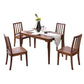 Traditional Rectangle Table Set 1/2/5 Pieces Dining Set for Home Clearhalo 'Dining Room Sets' 'Dining Tables & Seating' 'dining_room_set' 'furn' 'furn_dining_room_set' 'Furniture' 'Kitchen & Dining Furniture' 6003450