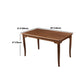 Traditional Rectangle Table Set 1/2/5 Pieces Dining Set for Home Clearhalo 'Dining Room Sets' 'Dining Tables & Seating' 'dining_room_set' 'furn' 'furn_dining_room_set' 'Furniture' 'Kitchen & Dining Furniture' 6003451