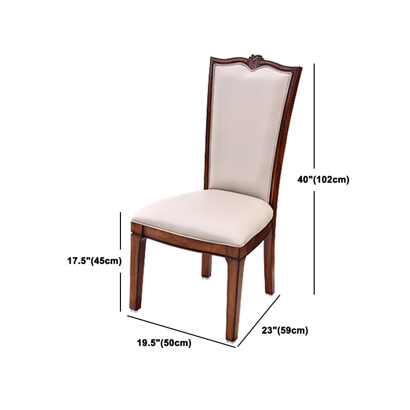 Traditional Rectangle Table Set 1/2/5 Pieces Dining Set for Home Clearhalo 'Dining Room Sets' 'Dining Tables & Seating' 'dining_room_set' 'furn' 'furn_dining_room_set' 'Furniture' 'Kitchen & Dining Furniture' 6003453