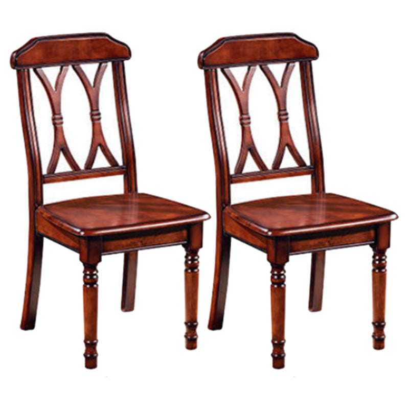 Traditional Solid Wood Table Set 1/2/7 Pieces Dining Set for Home