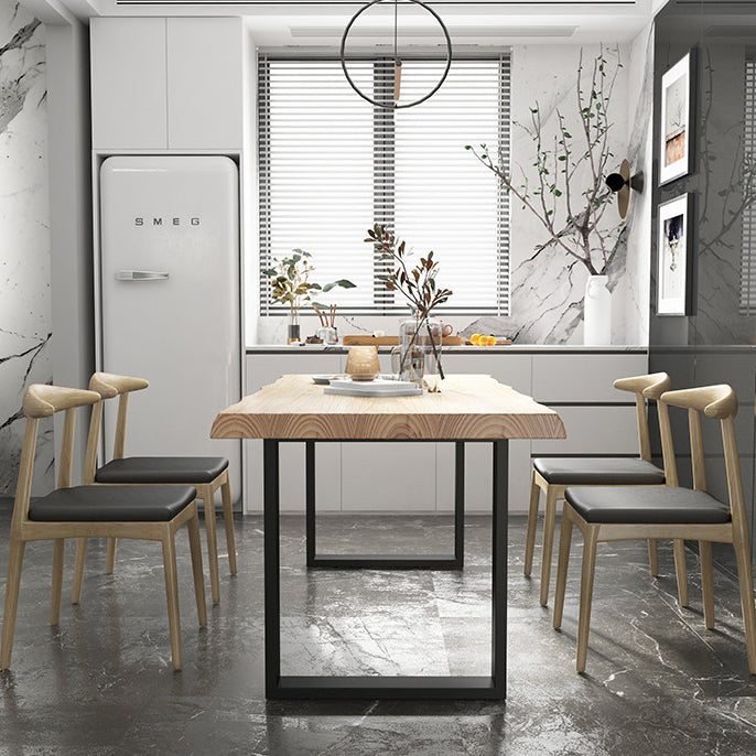 Set di tavoli da pranzo in legno in stile moderno 1/2/5/7 pezzi set da pranzo per uso domestico