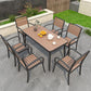 Modern Style Rectangle Table Set 1/2/5/7 Pieces Dining Set for Home