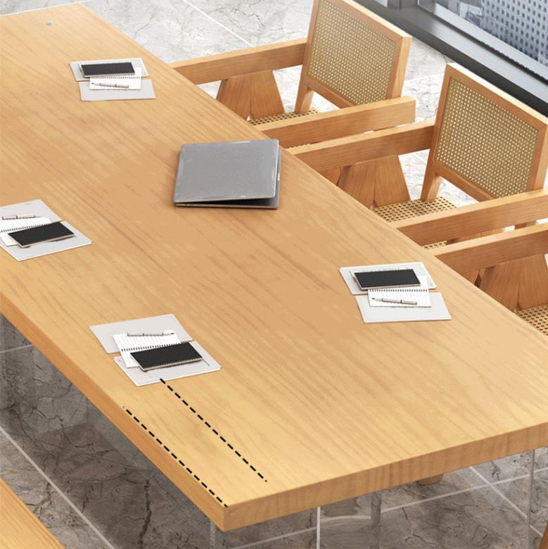 Modern 1/2/5/7 Pieces Rectangle Dining Set Solid Wood Top Dining Table with Chairs Clearhalo 'Dining Room Sets' 'Dining Tables & Seating' 'dining_room_set' 'furn' 'furn_dining_room_set' 'Furniture' 'Kitchen & Dining Furniture' 6003547