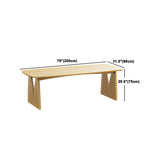 Moderna 1/2/3/4 Piezas Rectángulo Juego de comedor de madera maciza mesa de comedor superior con sillas
