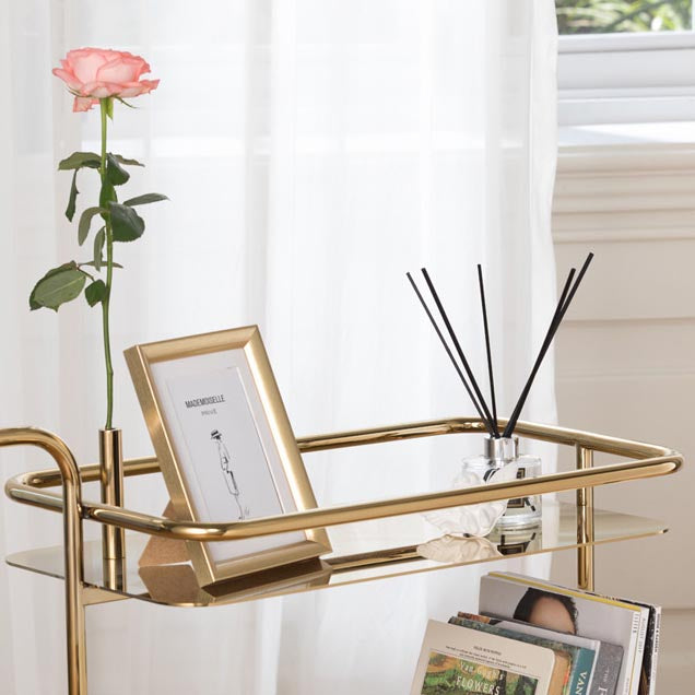 29.25" High Modern Style Prep Table Rolling Metal Prep Table for Home