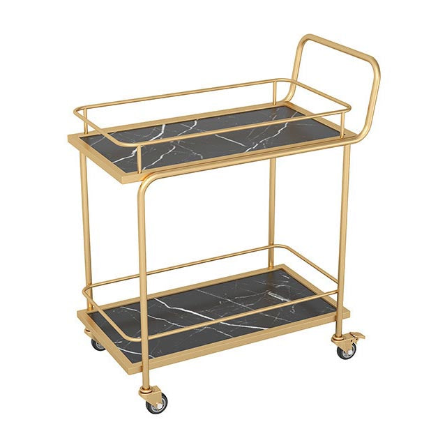 33.86 "モダンな長方形の高さの準備テーブル家のためのローリングメタル準備テーブル