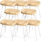 Sgabello da bar in legno naturale industriale Mobili in legno con base in metallo per la casa
