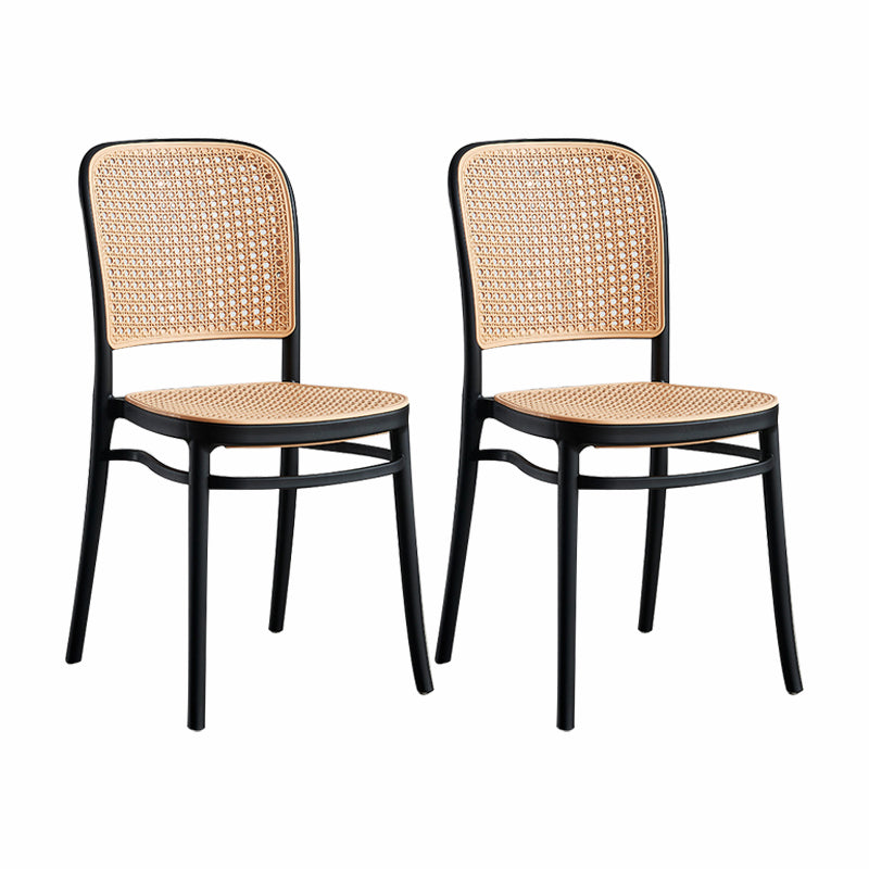 Taburete de bar de plástico escandinavo taburete de barra sin fuilero para sala de estar para sala de estar