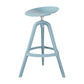 Scandinavian Swivel Bucket Bar Stool Plastic Armless Bar Stool with  with 3 Legs