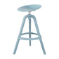 Scandinavian Swivel Bucket Bar Stool Plastic Armless Bar Stool with  with 3 Legs