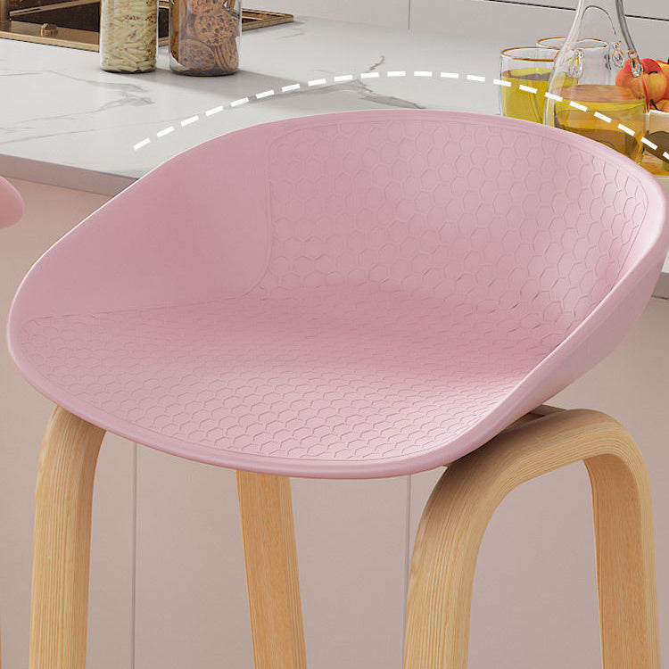 Contemporary Low Back Counter Stool Home Furniture with Footrest Clearhalo 'Bar Furniture' 'Bar Stools' 'bar_stools' 'furn' 'furn_bar_stools' 'Furniture' 'Kitchen & Dining Furniture' 6004349