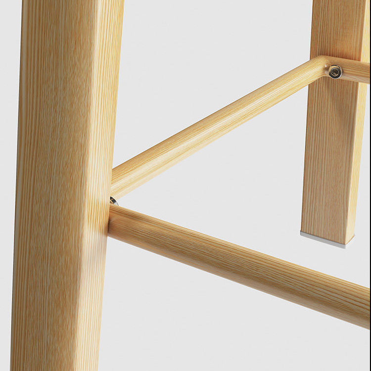 Contemporary Low Back Counter Stool Home Furniture with Footrest Clearhalo 'Bar Furniture' 'Bar Stools' 'bar_stools' 'furn' 'furn_bar_stools' 'Furniture' 'Kitchen & Dining Furniture' 6004353